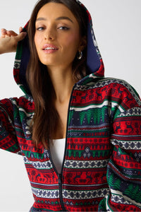 COZY FLEECE HOODED ONESIE