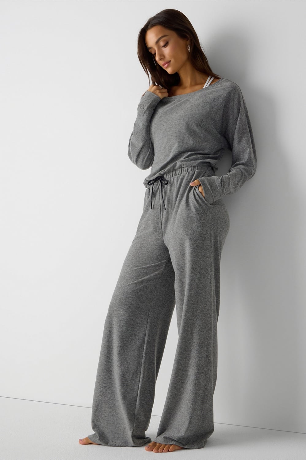 CLOUD JERSEY OFF SHOULDER ONESIE