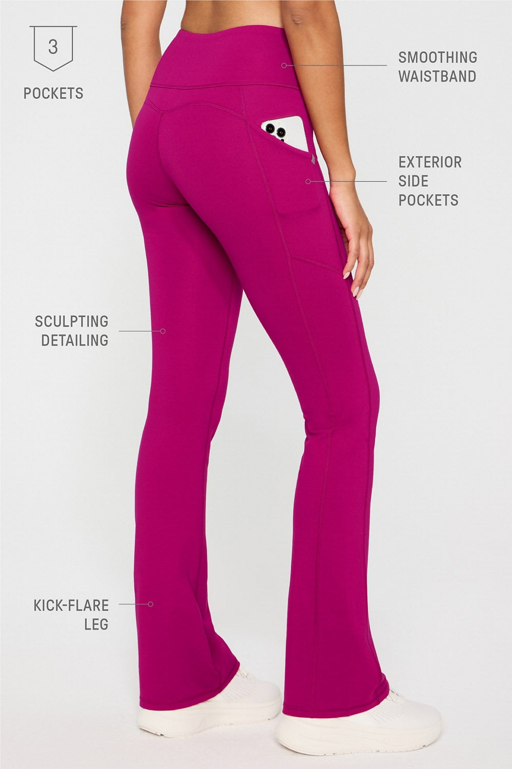 StretchTech Kick Flare Scrub Pant
