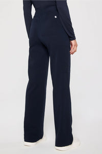 HIGH-RISE WIDE LEG SCRUB PANT