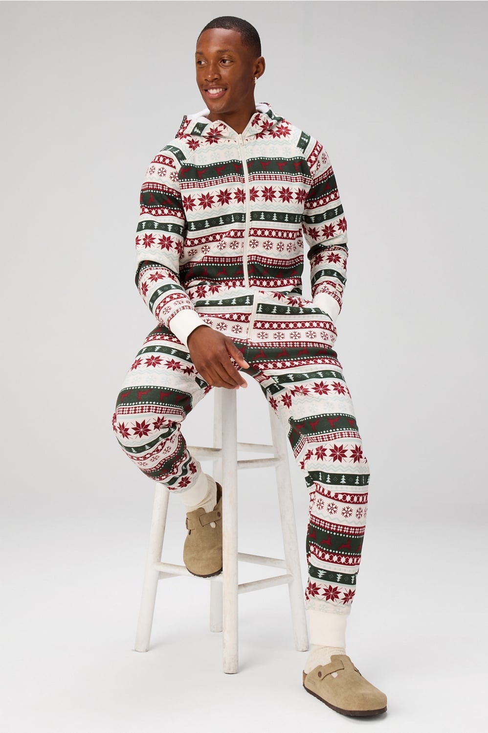 THE GO-TO FLEECE HOODED ONESIE