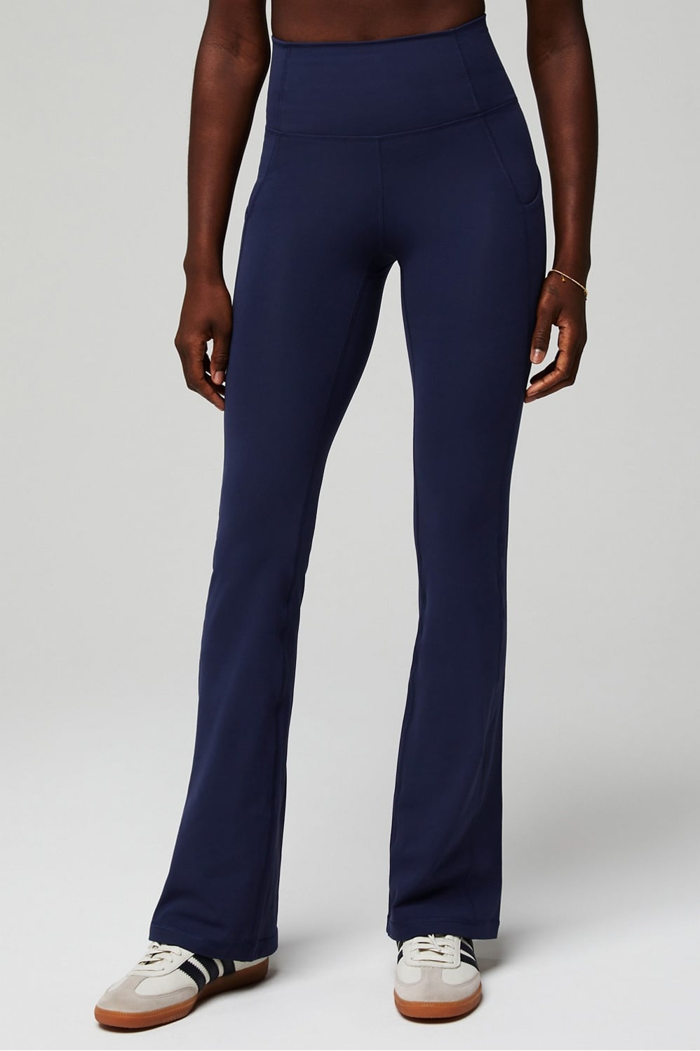 OASIS HIGH-WAIST KICK FLARE-SHORT