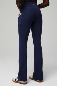OASIS HIGH-WAIST KICK FLARE-SHORT