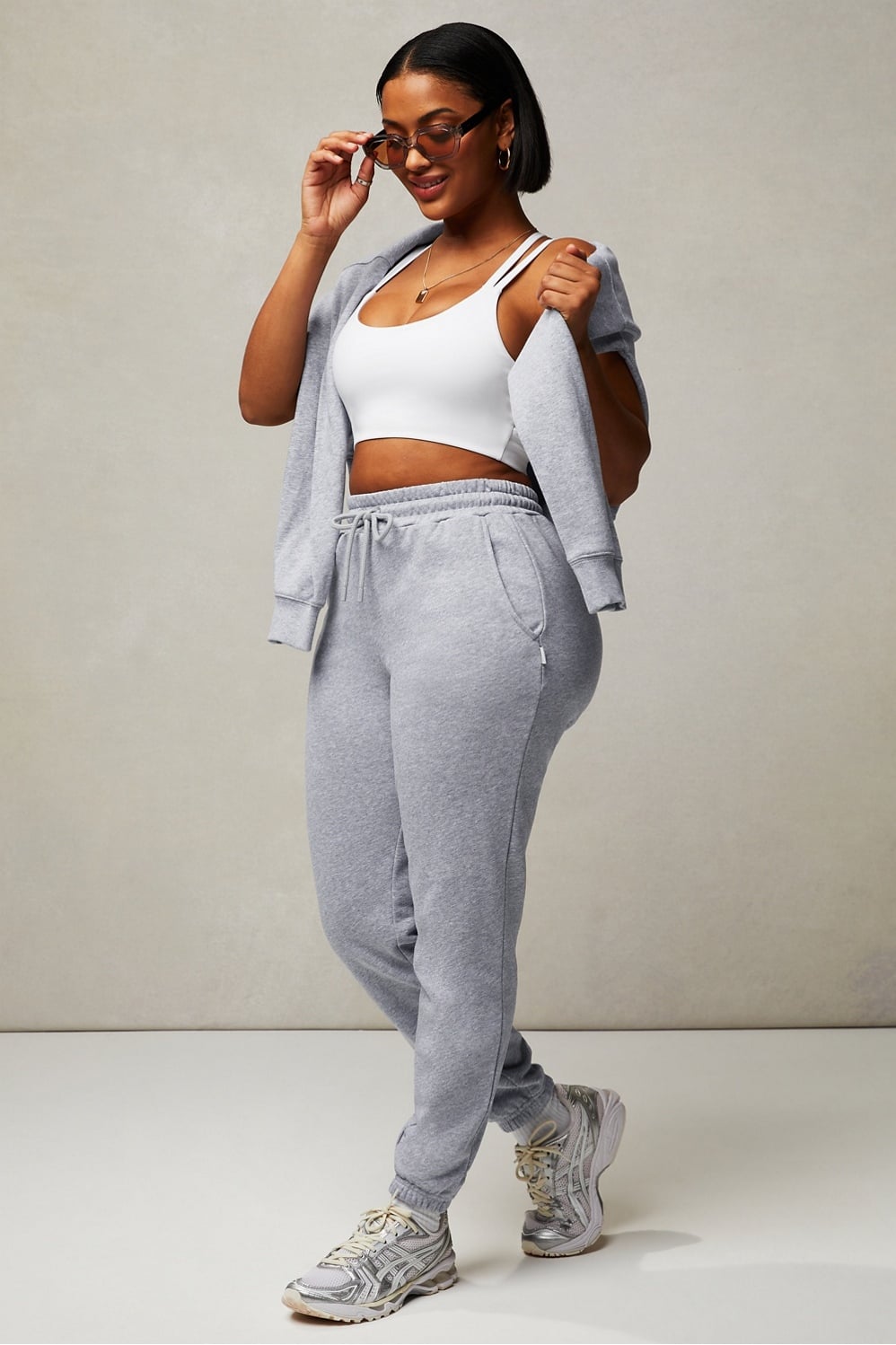 YEAR ROUND TERRY HIGH-WAISTED SWEATPANT - SHORT