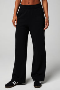 YEAR ROUND TERRY WIDE LEG SWEATPANT-SHORT