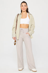 CLOUD JERSEY WIDE LEG PANT