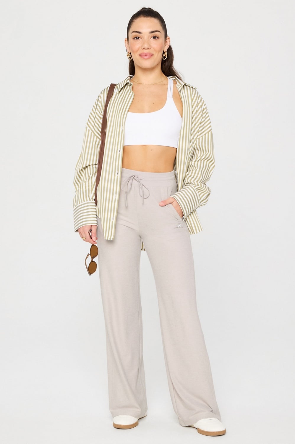 CLOUD JERSEY WIDE LEG PANT