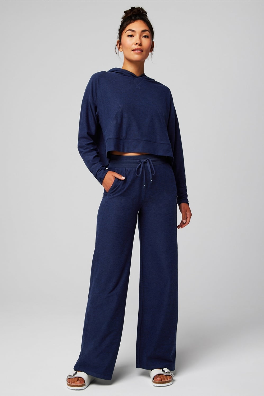 CLOUD JERSEY WIDE LEG PANT-SHORT