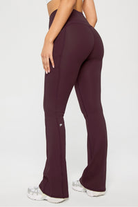 OASIS HIGH-WAISTED POCKETED KICK FLARE