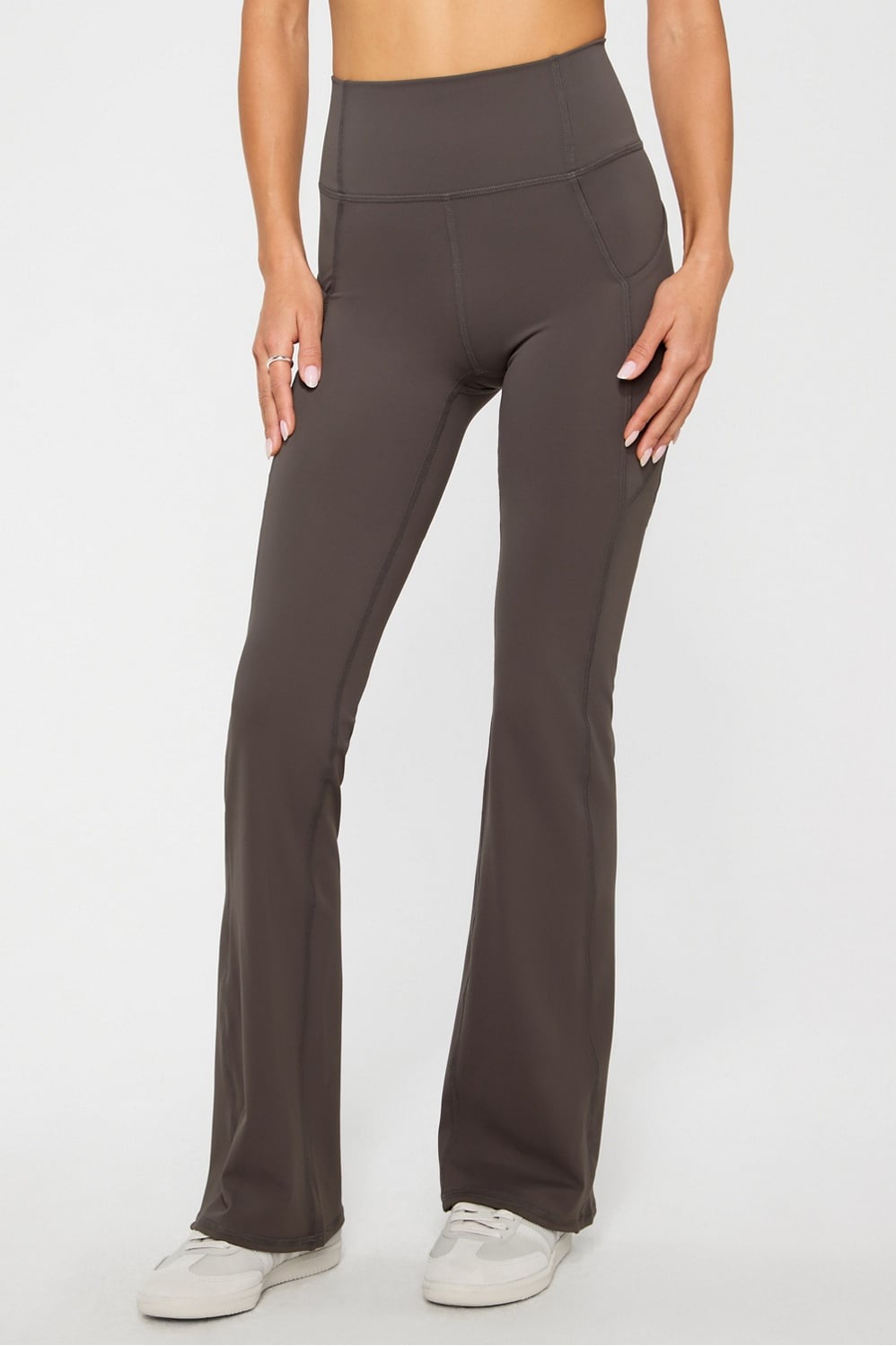 OASIS HIGH-WAISTED POCKETED KICK FLARE