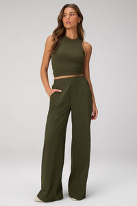 DOWNTOWN WIDE LEG PANT - SHORT