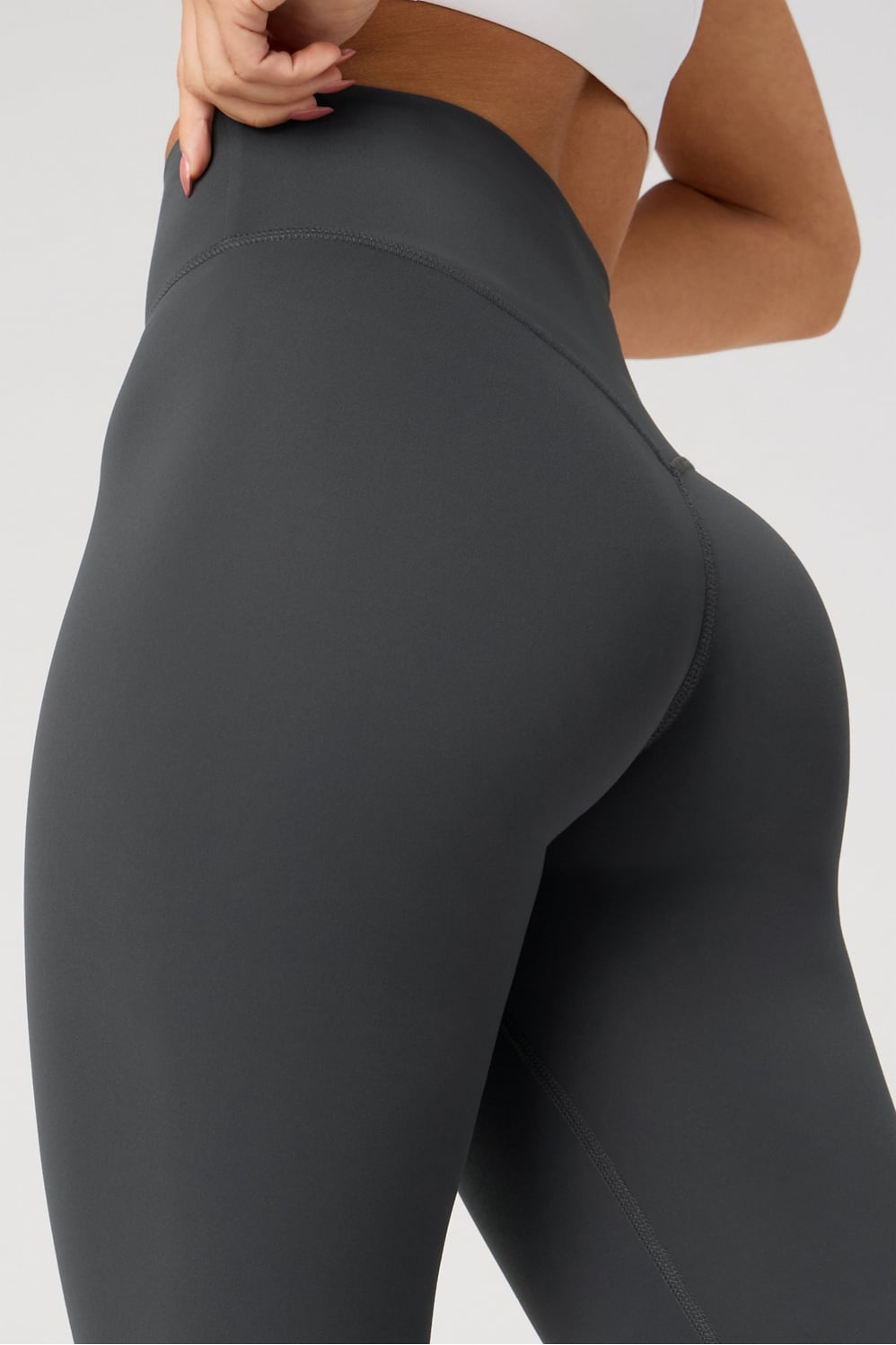 OASIS HIGH-WAISTED POCKETED KICK FLARE - SHORT