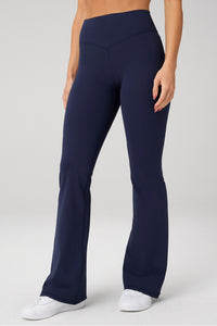 OASIS HIGH-WAISTED POCKETED KICK FLARE - SHORT