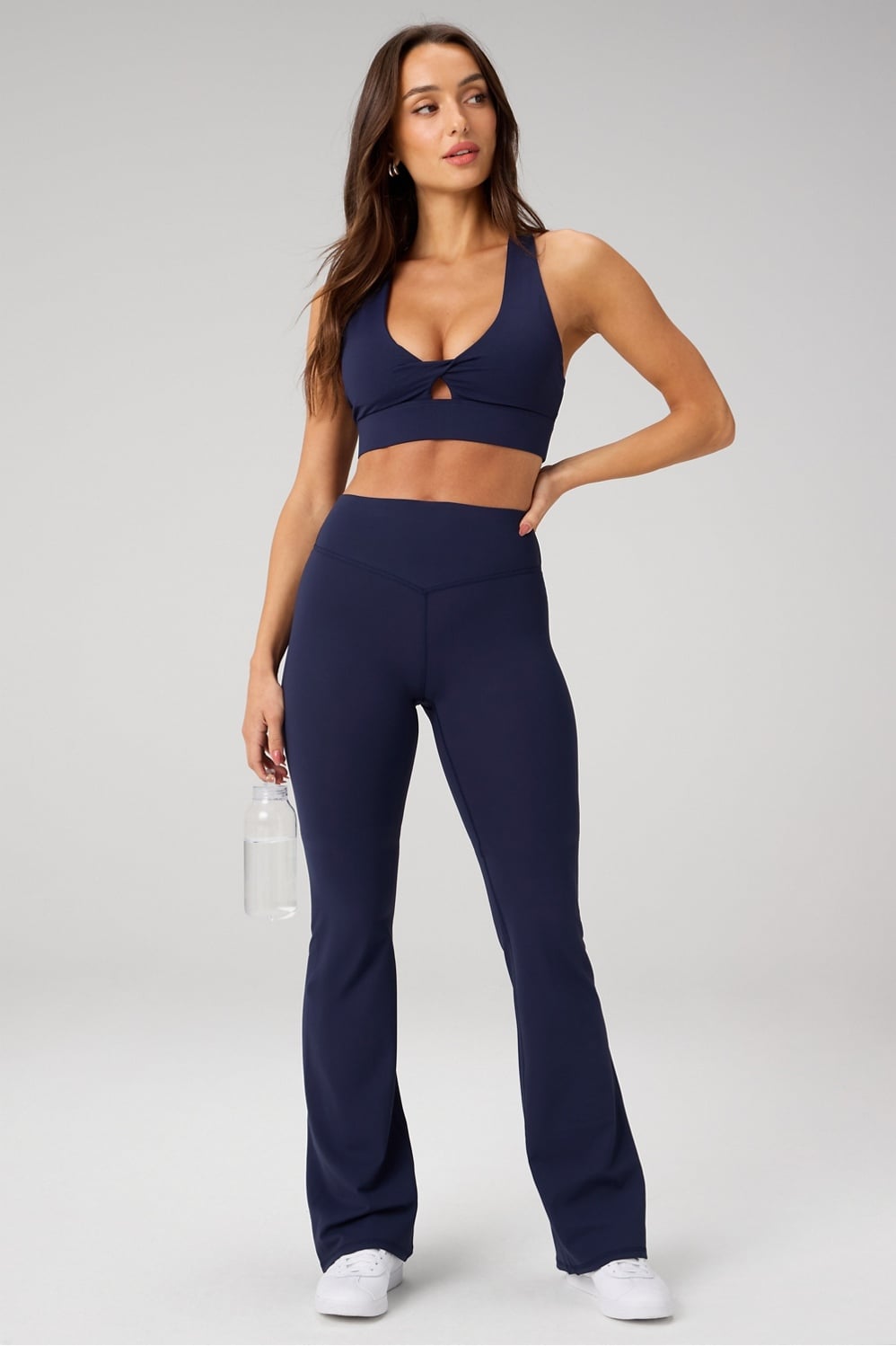 OASIS HIGH-WAISTED POCKETED KICK FLARE - SHORT