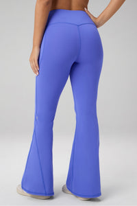 OASIS HIGH-WAISTED CROSSOVER FLARE - SHORT