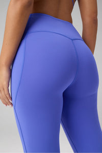 OASIS HIGH-WAISTED CROSSOVER FLARE - SHORT