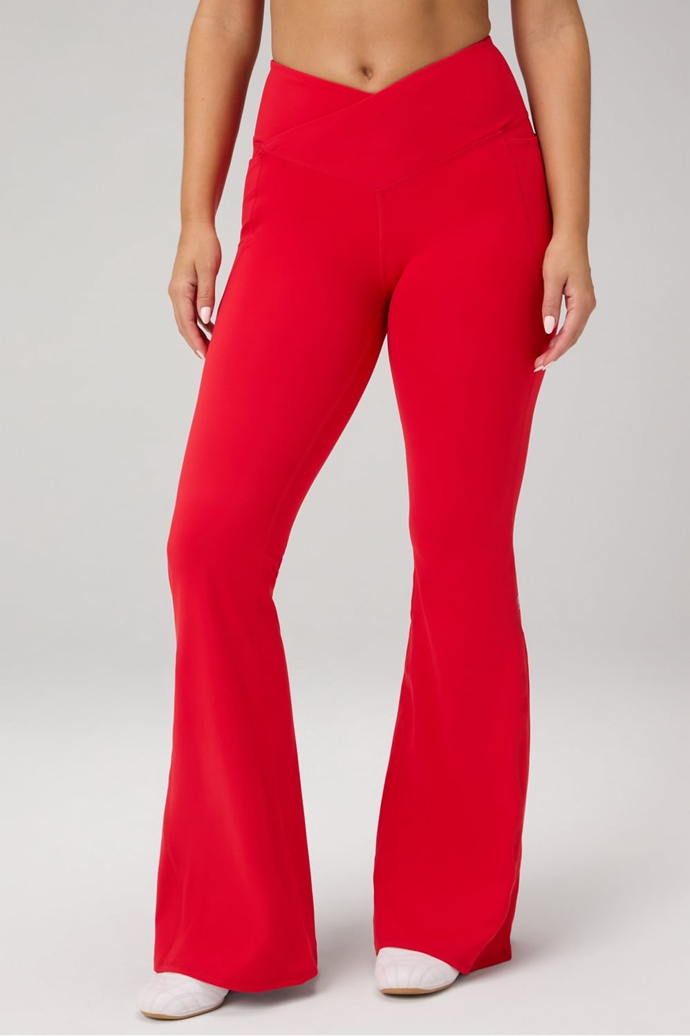 OASIS HIGH-WAISTED CROSSOVER FLARE