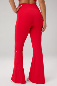 OASIS HIGH-WAISTED CROSSOVER FLARE