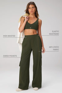 DOWNTOWN WIDE LEG CARGO PANT