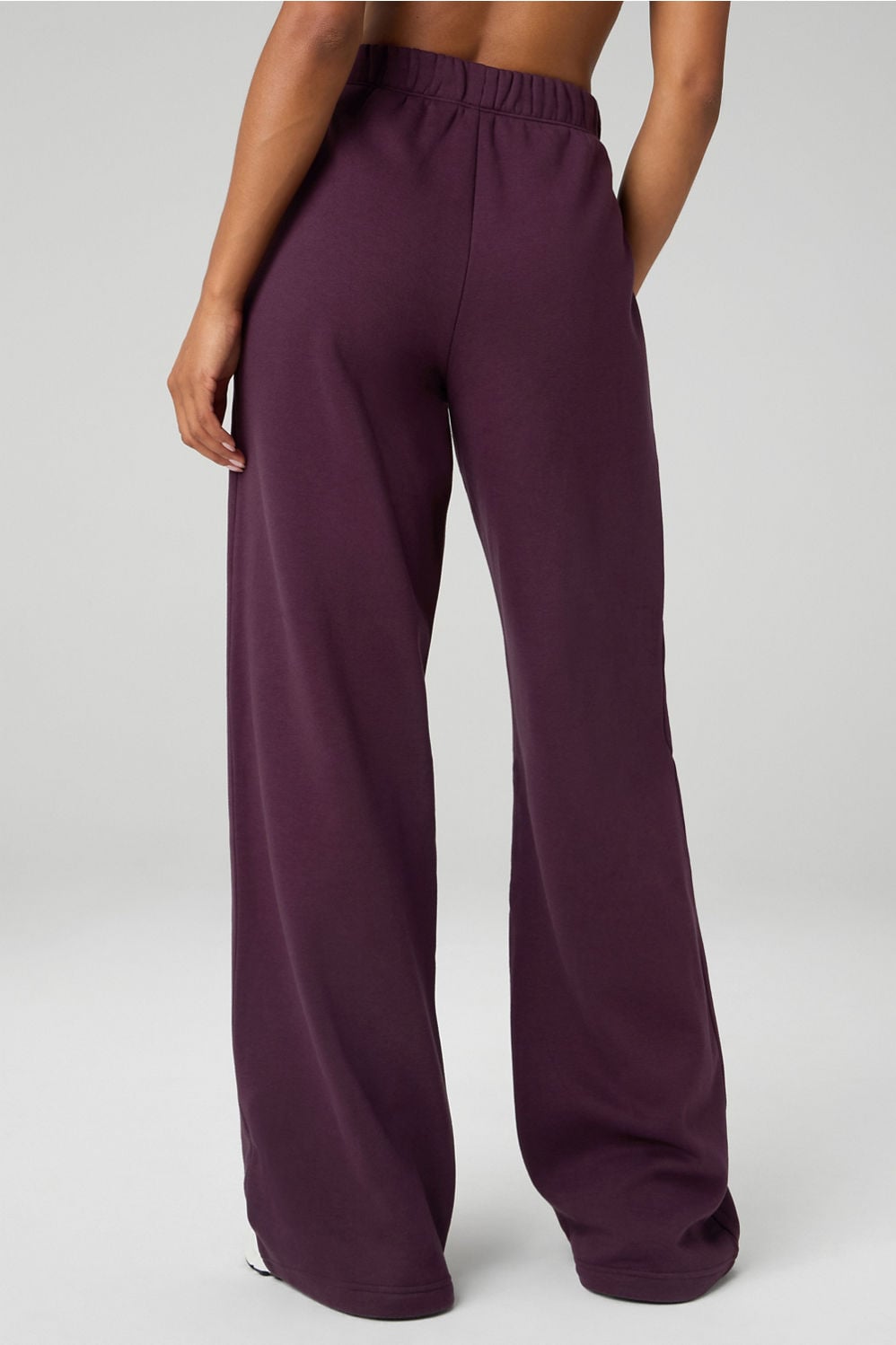 COZY FLEECE WIDE LEG SWEATPANT-SHORT