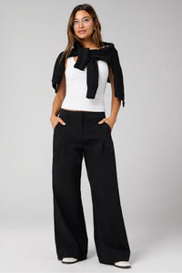 EVERYDAY WIDE LEG TROUSER - SHORT