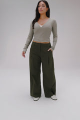 EVERYDAY WIDE LEG TROUSER - SHORT