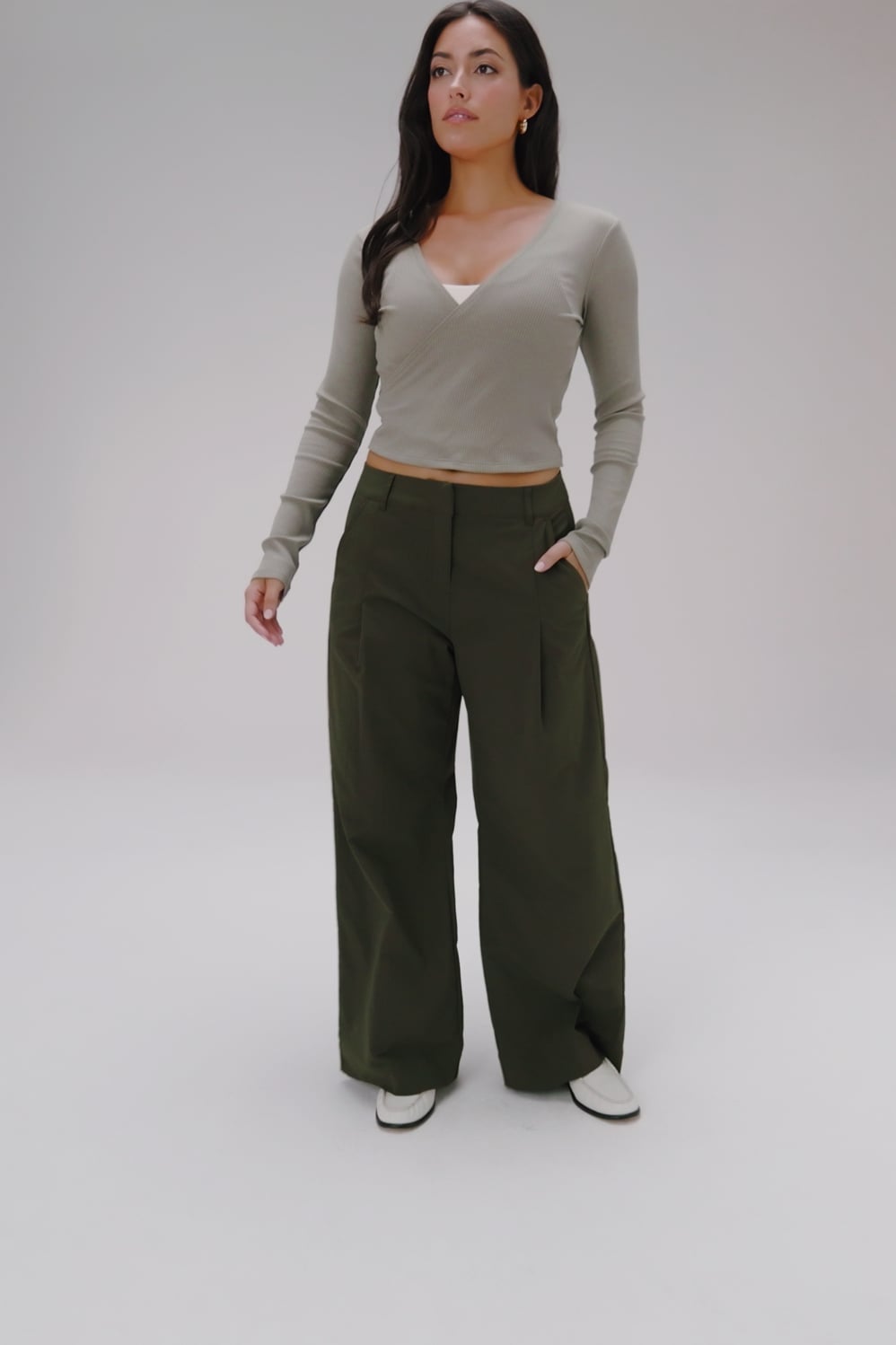 EVERYDAY WIDE LEG TROUSER - SHORT