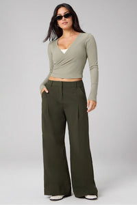 EVERYDAY WIDE LEG TROUSER - SHORT