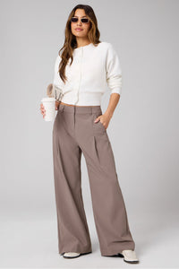 EVERYDAY WIDE LEG TROUSER - SHORT