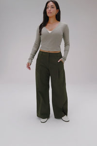EVERYDAY WIDE LEG TROUSER - SHORT