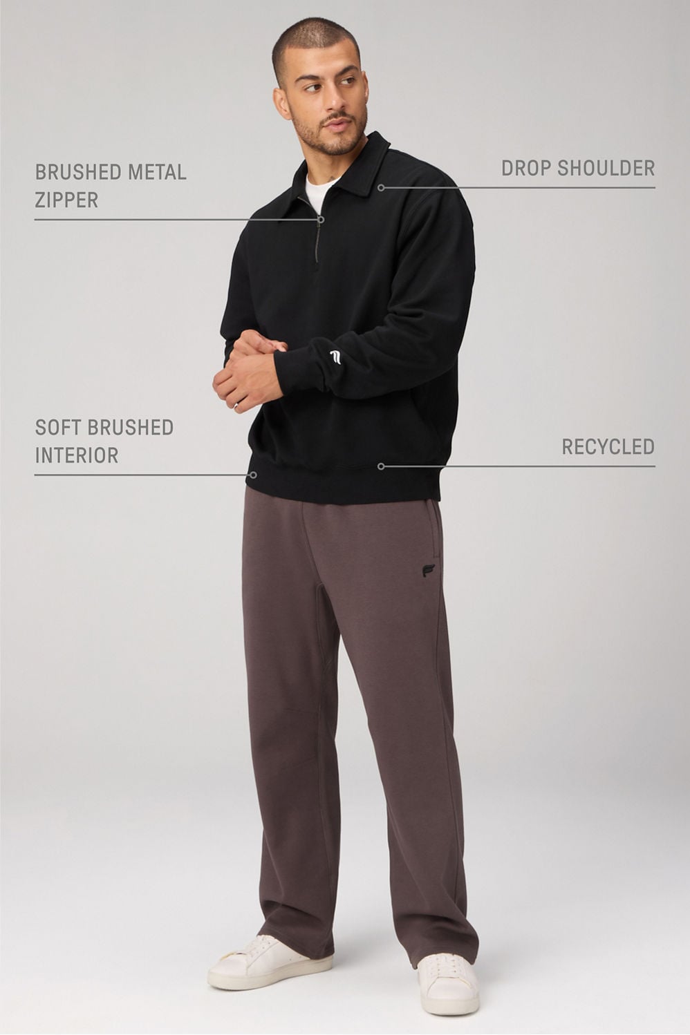 THE GO-TO QUARTER ZIP POLO