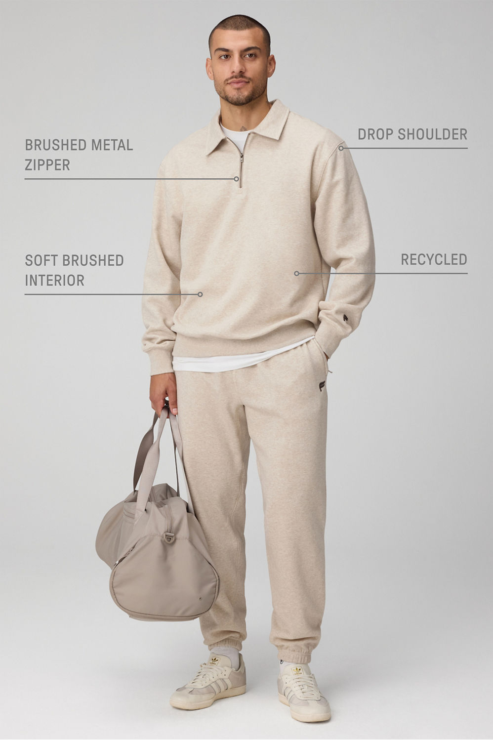 THE GO-TO QUARTER ZIP POLO