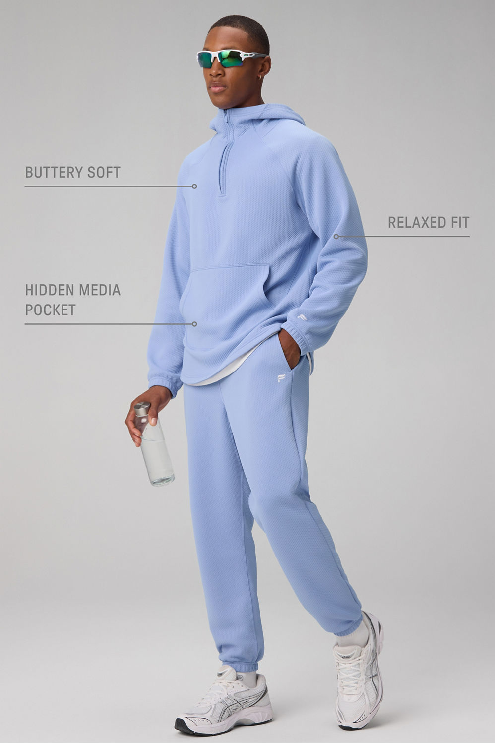THE GRIDTECH QUARTER ZIP HOODIE