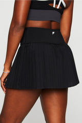 HOT SHOT PLEATED ULTRA MINI SKIRT