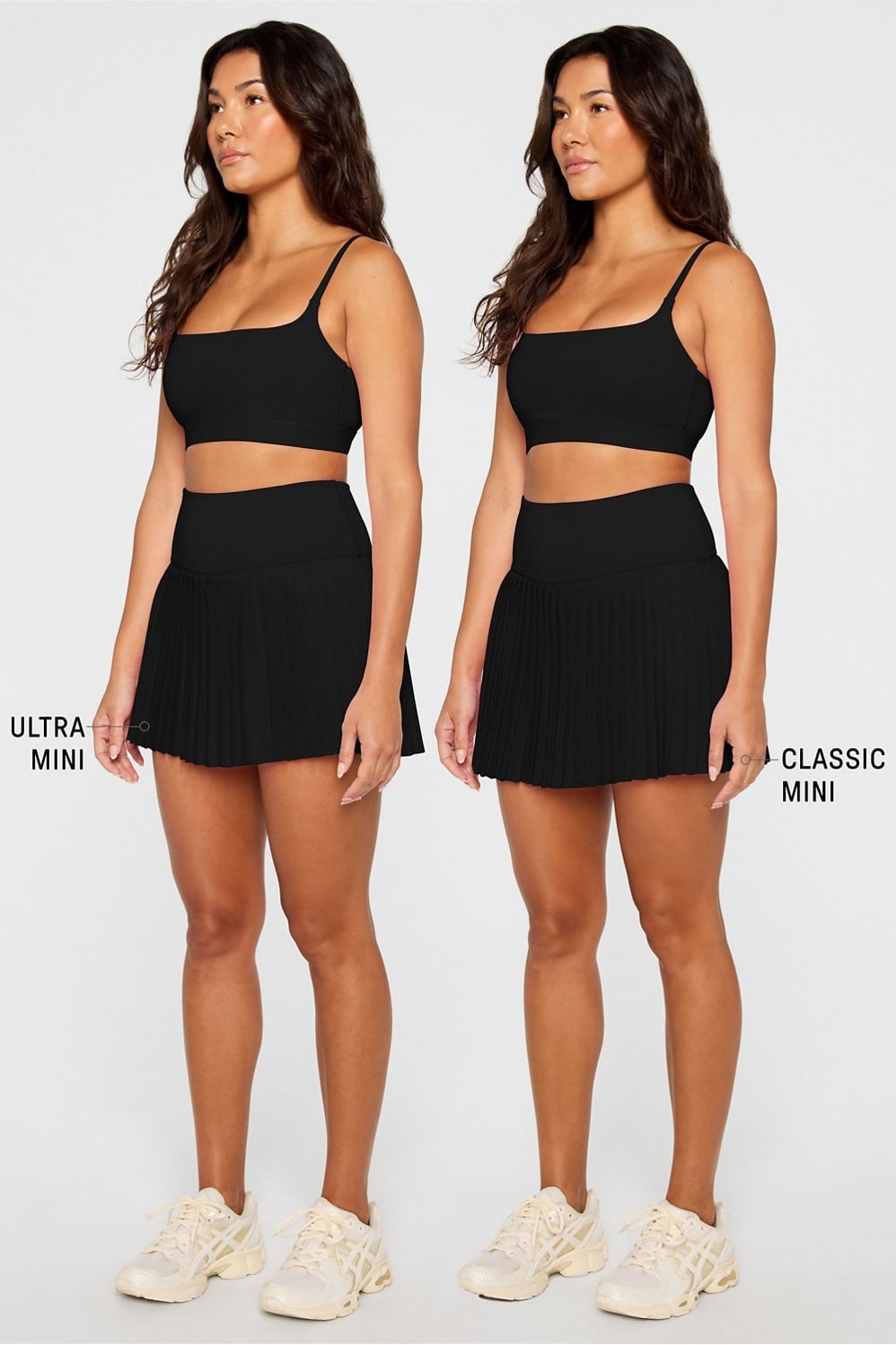 HOT SHOT PLEATED ULTRA MINI SKIRT