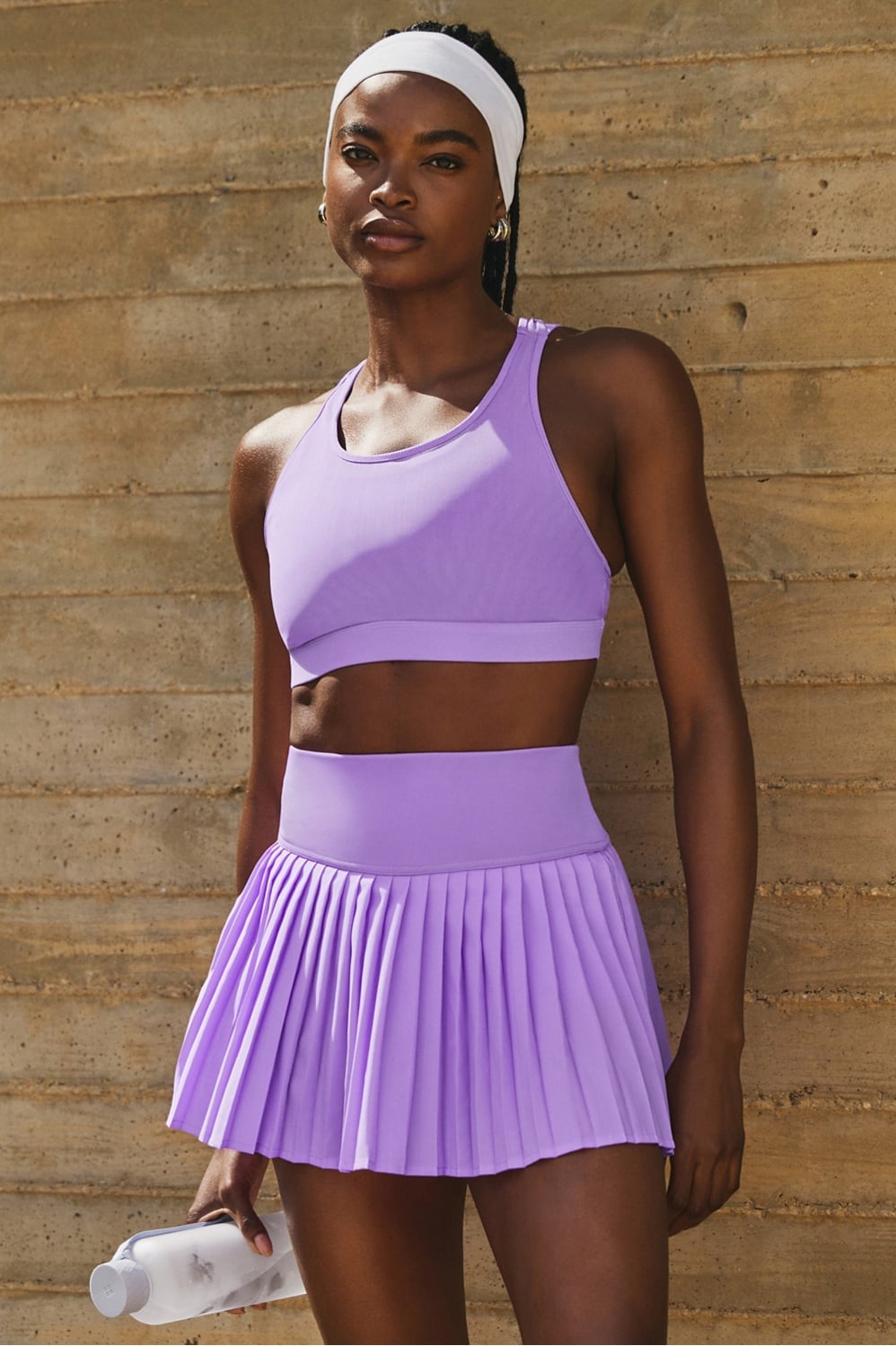 HOT SHOT PLEATED ULTRA MINI SKIRT