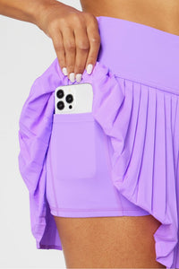 HOT SHOT PLEATED ULTRA MINI SKIRT