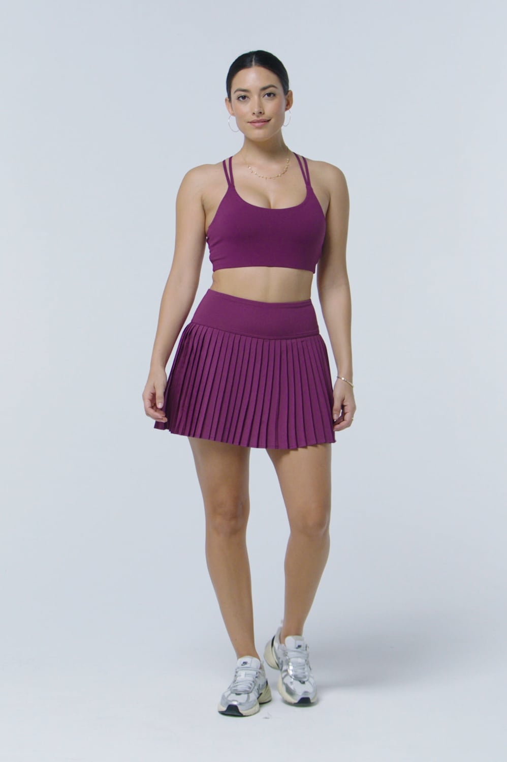 HOT SHOT PLEATED CLASSIC MINI SKIRT