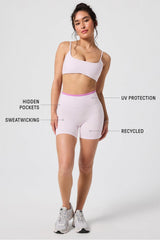 ANYWHERE MOTION WAISTED TIPPED SHORT 6"
