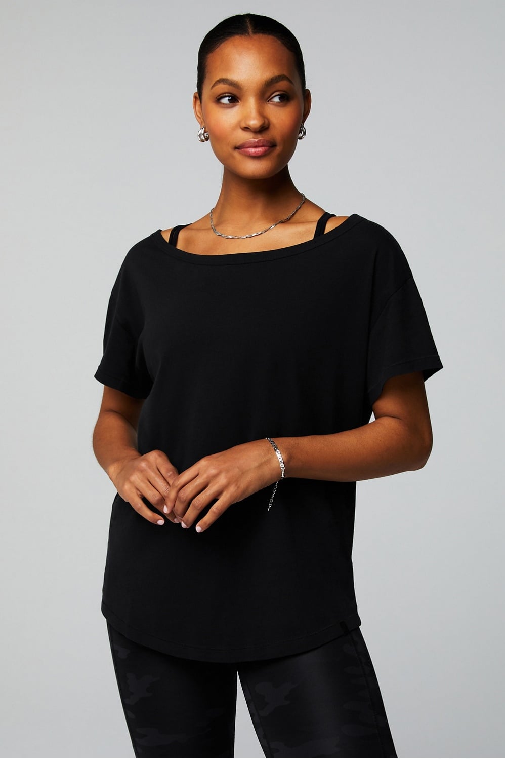 100%  COTTON OVERSIZED TEE