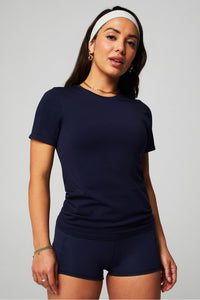 FEATHER TECH+ SHORT- SLEEVE TOP