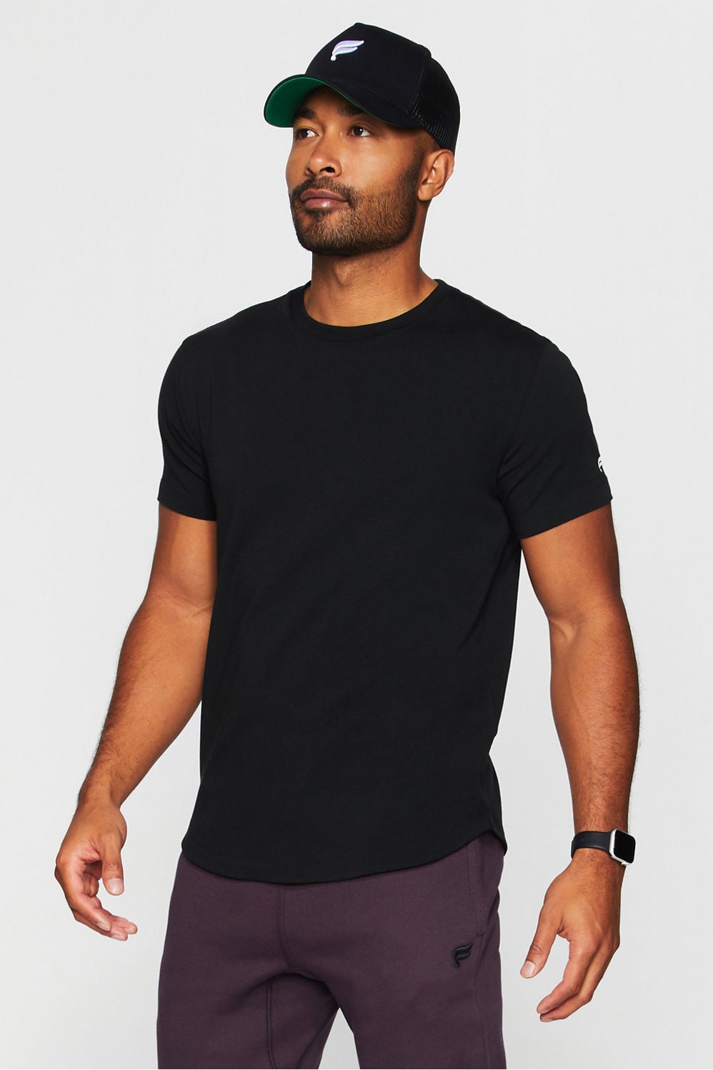 THE 24-7 TEE CURVED HEM