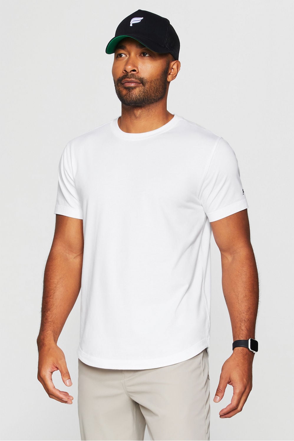 THE 24-7 TEE CURVED HEM