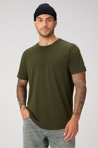 THE 24-7 TEE CURVED HEM