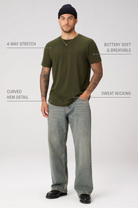 THE 24-7 TEE CURVED HEM