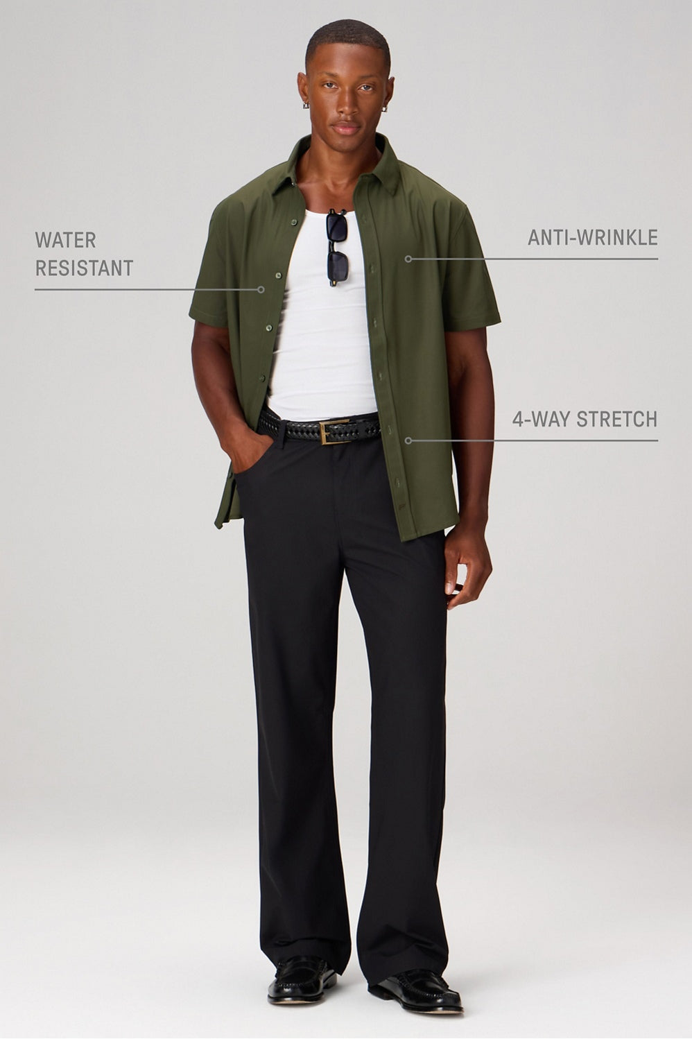 THE DON SHORT SLEEVE BUTTON UP