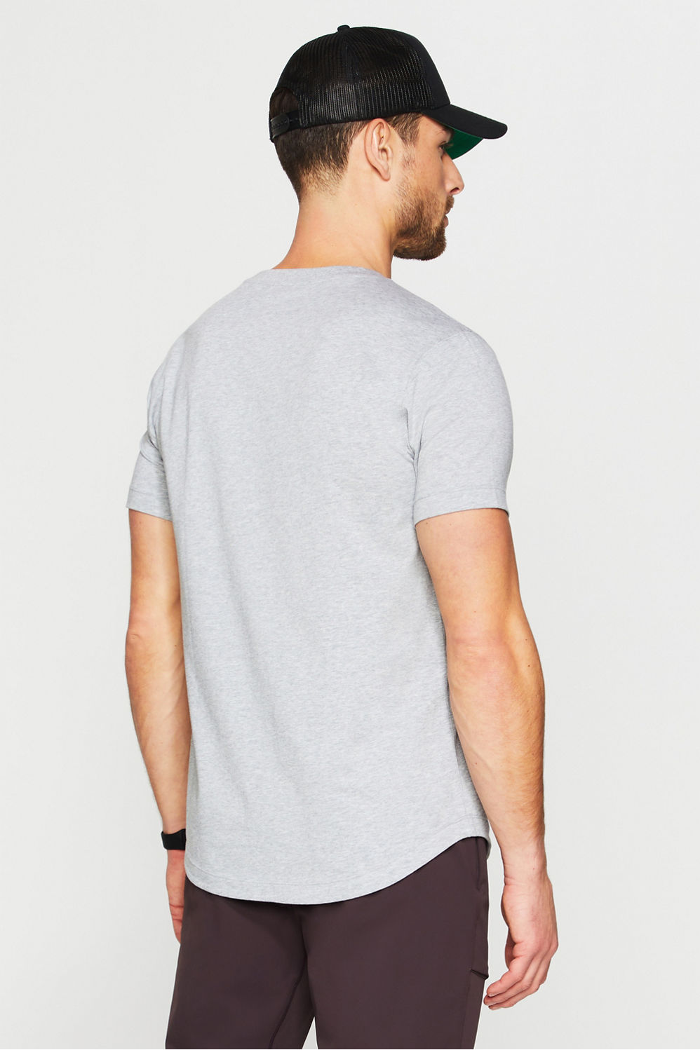 THE 24-7 TEE CURVED HEM