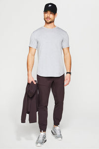 THE 24-7 TEE CURVED HEM