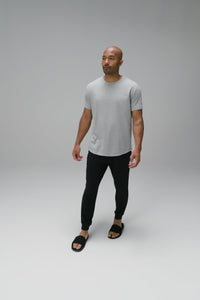 THE 24-7 TEE CURVED HEM