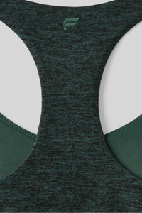 HEATHERFLEX ANYWHERE CROPPED BUILT-IN BRA TANK